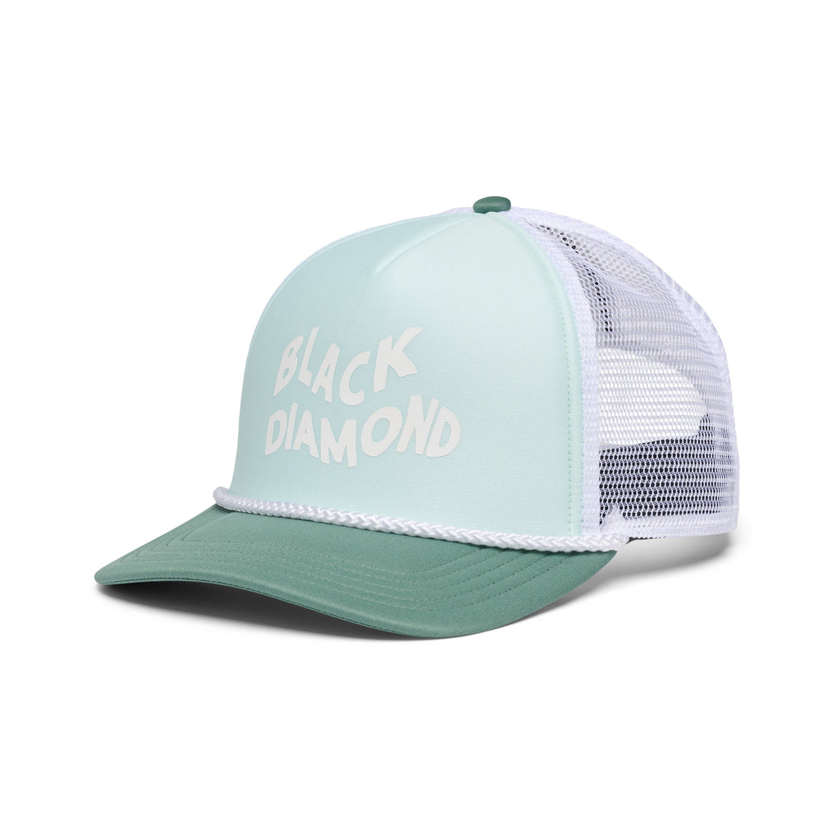 Flat Bill Trucker Hat | Black Diamond Trending