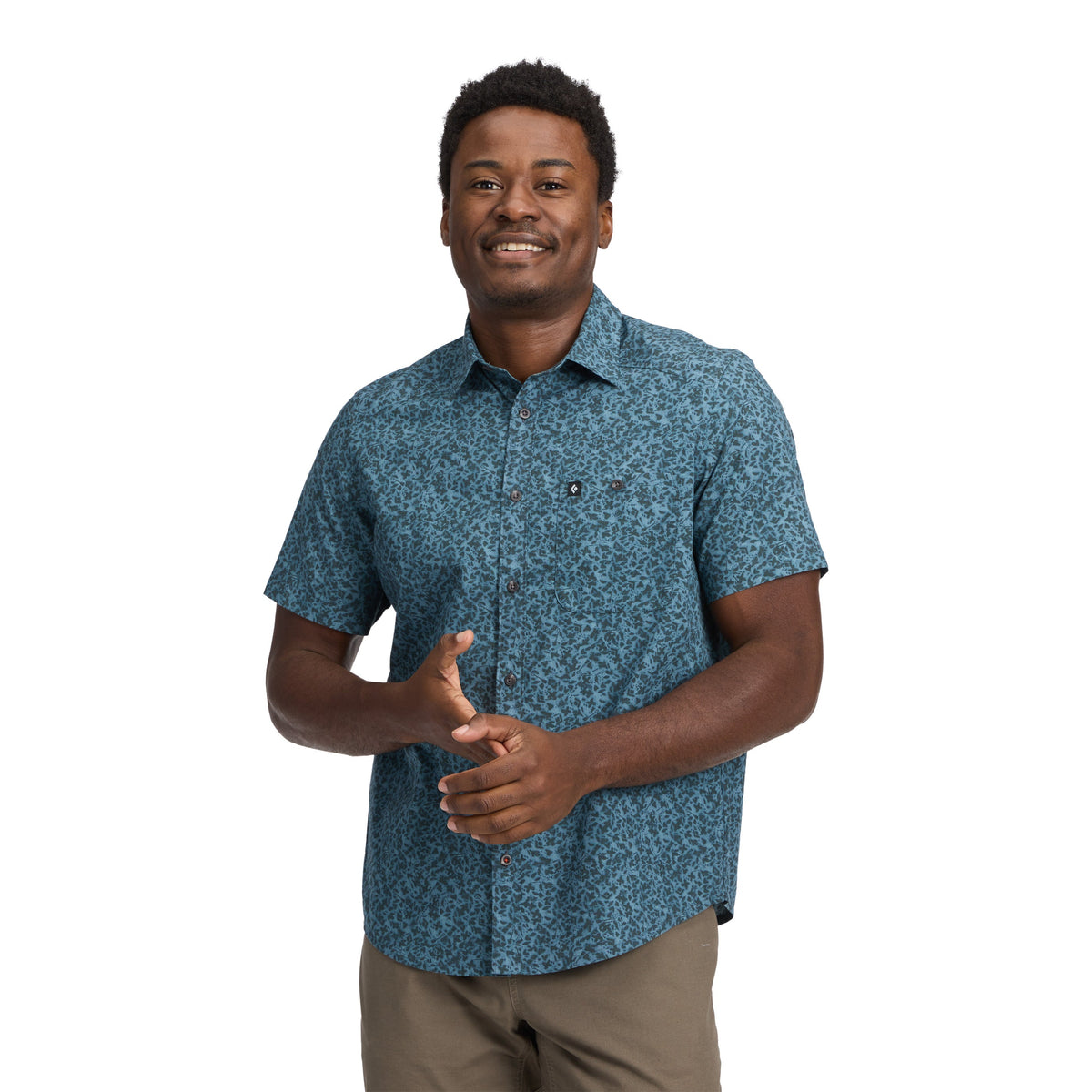 Men's Wingate Short Sleeve Shirt | Black Diamond Signature