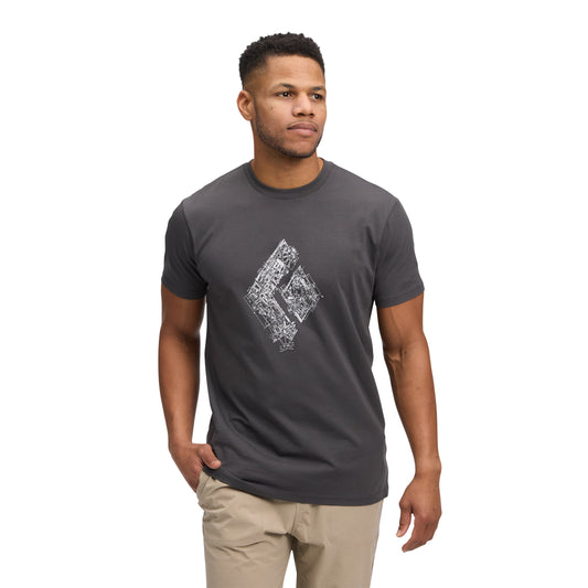Men's Engineered Diamond Short Sleeve Tee | Black Diamond Signature