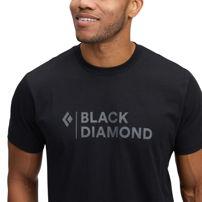 Men's Mini Stacked Short Sleeve Tee | Black Diamond Signature