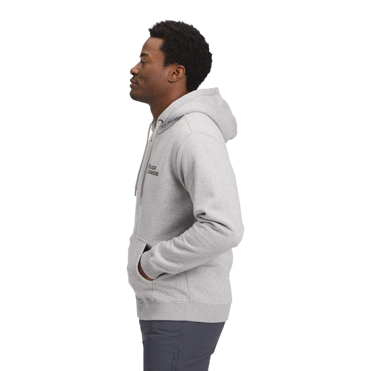 Men's Mini Stacked Full Zip Hoody | Black Diamond Everyday
