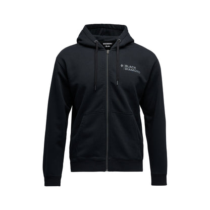Men's Mini Stacked Full Zip Hoody | Black Diamond Everyday