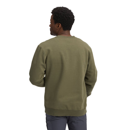 Men's Mini Stacked Crewneck | Black Diamond Best Seller