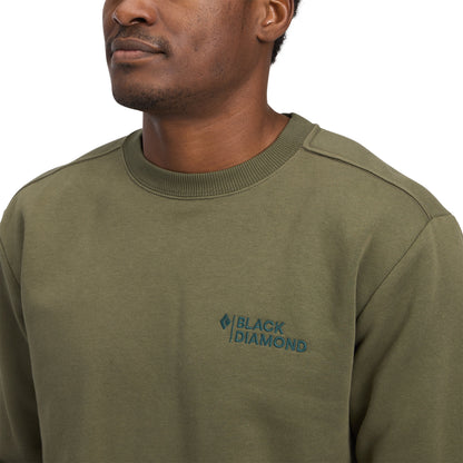 Men's Mini Stacked Crewneck | Black Diamond Best Seller