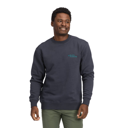 Men's Mini Stacked Crewneck | Black Diamond Best Seller