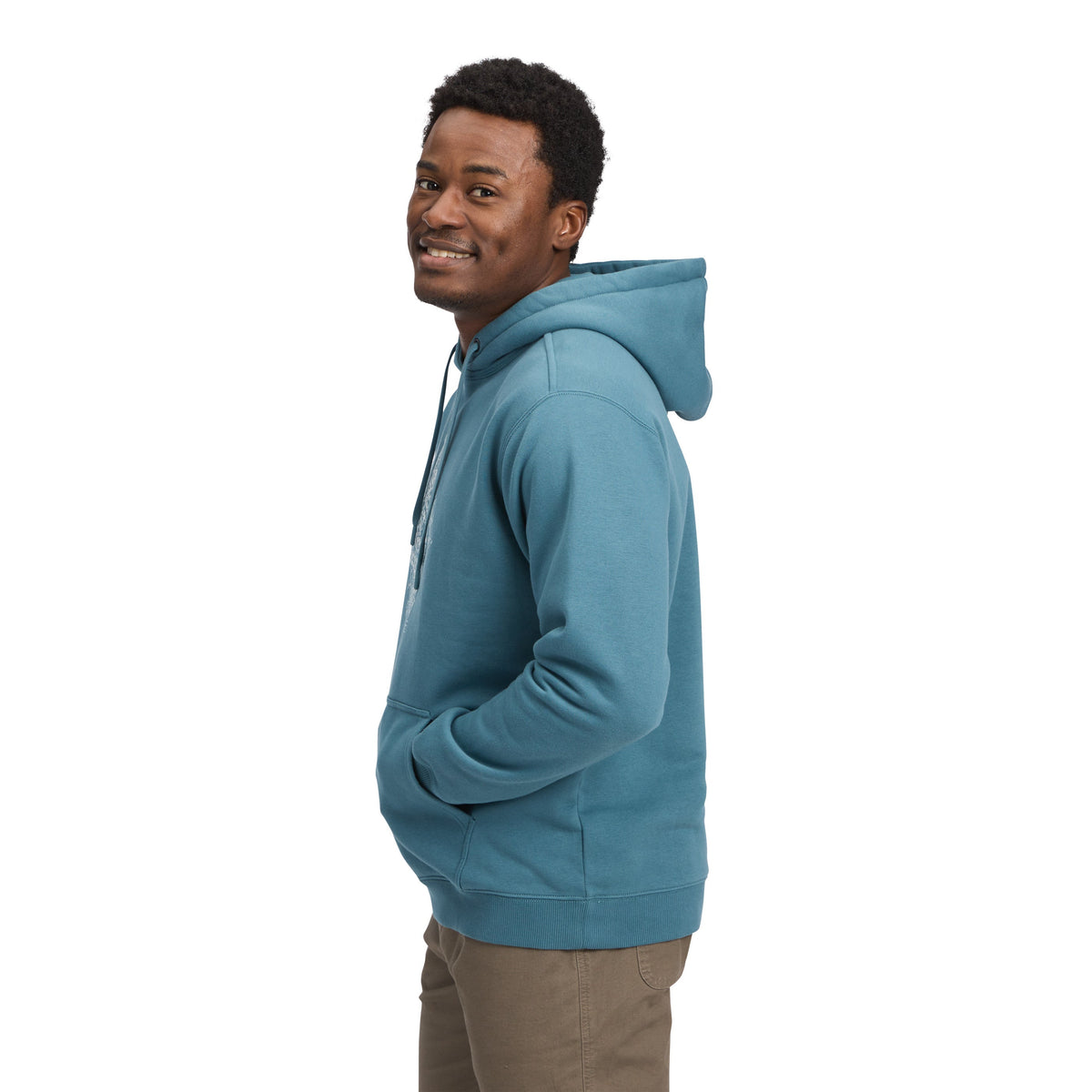 Men's Engineered Diamond Pullover Hoody | Black Diamond Recommended