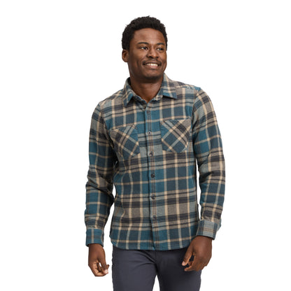 Men's Project Heavy Flannel | Black Diamond Signature