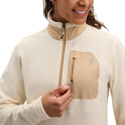 Women's Rift Half-Zip Fleece Jacket | Black Diamond Essential