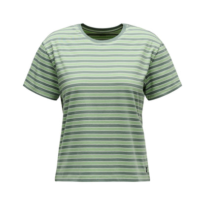 Women's BD Stripe Short Sleeve Tee Long | Black Diamond Classic