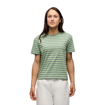 Women's BD Stripe Short Sleeve Tee Long | Black Diamond Classic