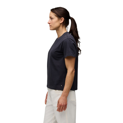 Women's BD Stripe Short Sleeve Tee Long | Black Diamond Classic