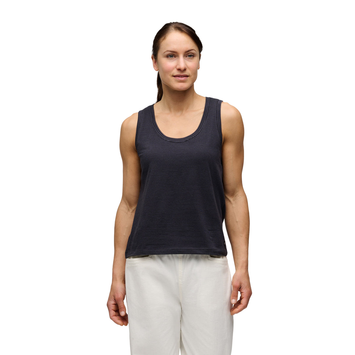 Women's BD Stripe Tank Long | Black Diamond Recommended