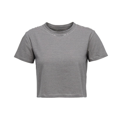 Women's BD Stripe Crop Short Sleeve Tee | Black Diamond Everyday