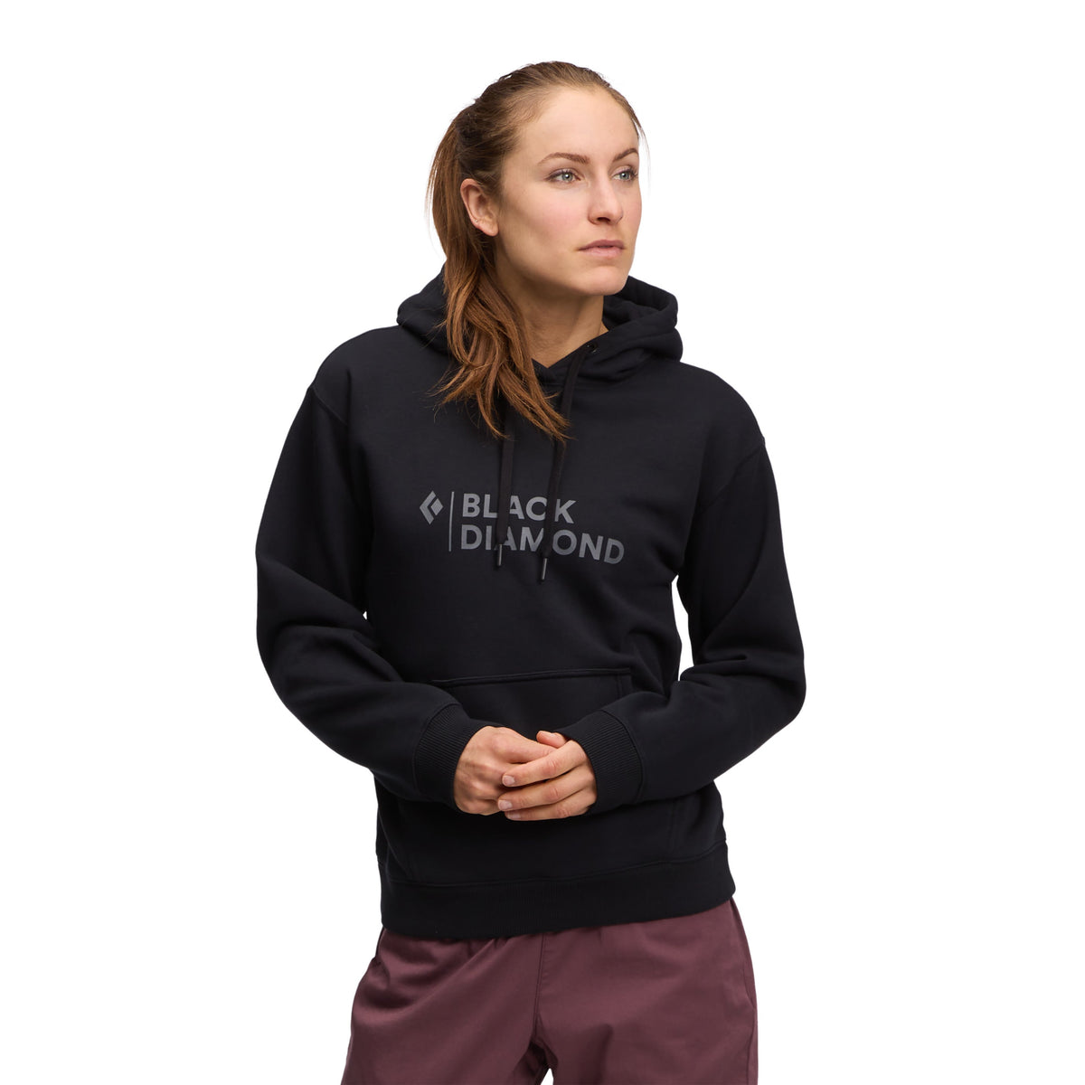 Women's Mini Stacked Pullover Hoody | Black Diamond Recommended