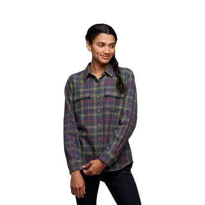 Women's Project Twill Long Sleeve Shirt | Black Diamond Signature